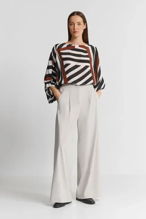 Брюки MM RIBES 251678108 002 LIGHT GREY