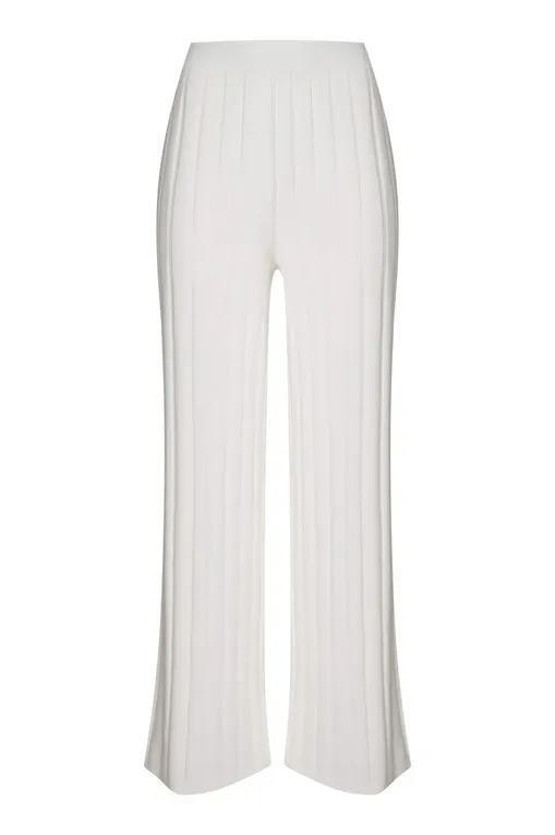 Брюки MM by MaxMara TEMA 252633601 001 WHITE