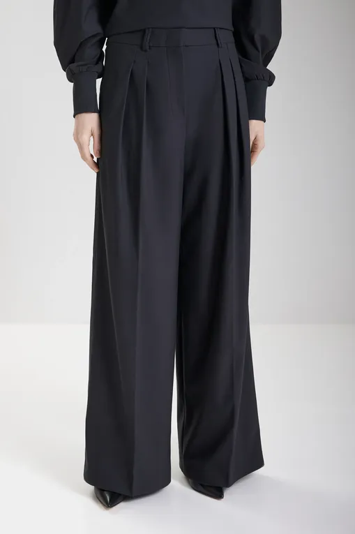 Брюки MM by MaxMara VADIUS 252678611 003 DARK GREY