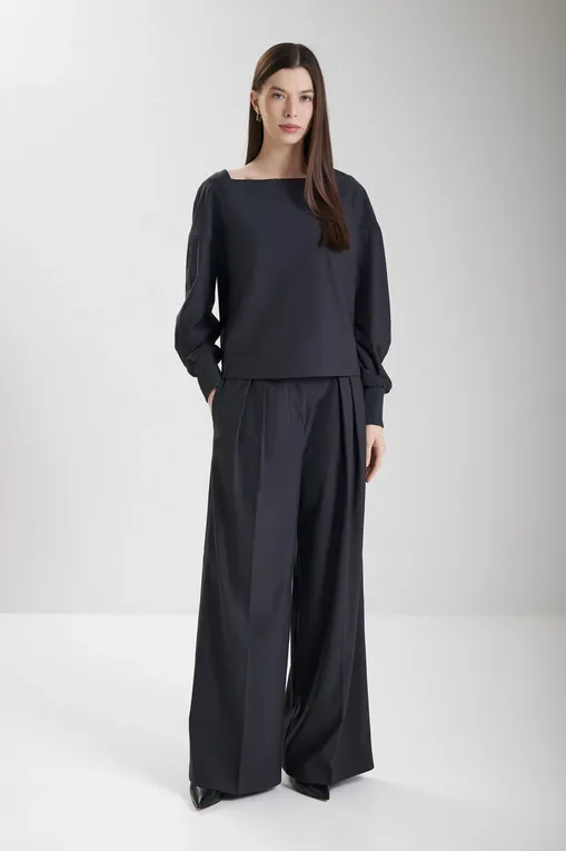 Брюки MM by MaxMara VADIUS 252678611 003 DARK GREY