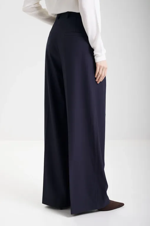 Брюки MM by MaxMara VADIUS 252678611 002 ULTRAMARINE