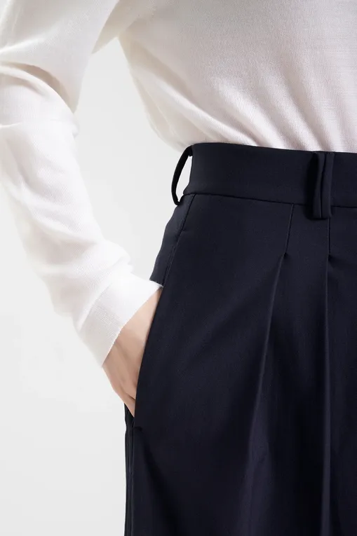 Брюки MM by MaxMara VADIUS 252678611 002 ULTRAMARINE