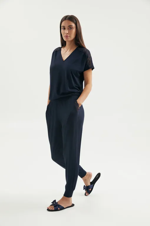 Брюки домашние Petit Pas 101046 blue