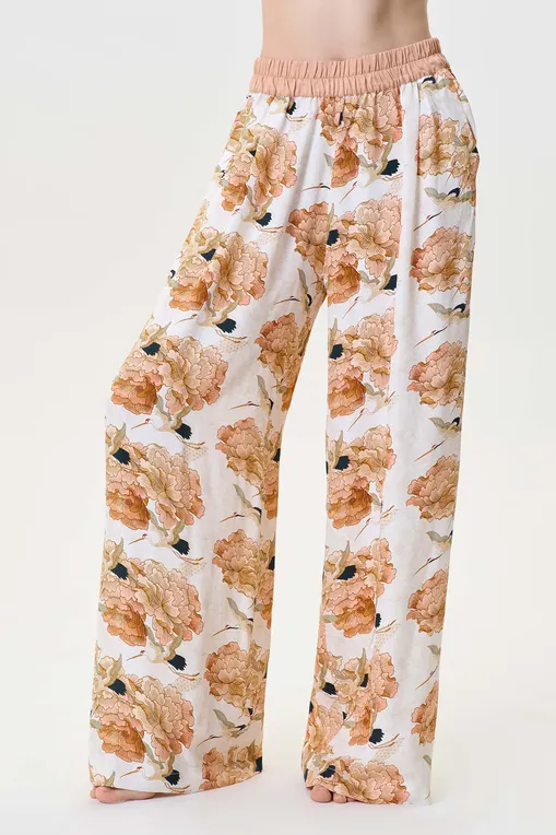 Брюки Petit Pas 101163 beige print