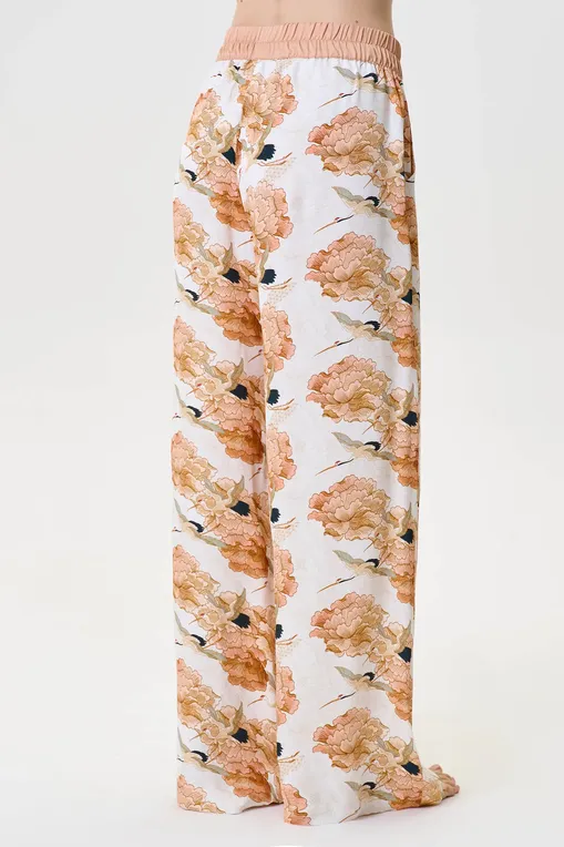 Брюки Petit Pas 101163 beige print