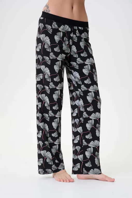 Брюки домашние Petit Pas 101171 black print