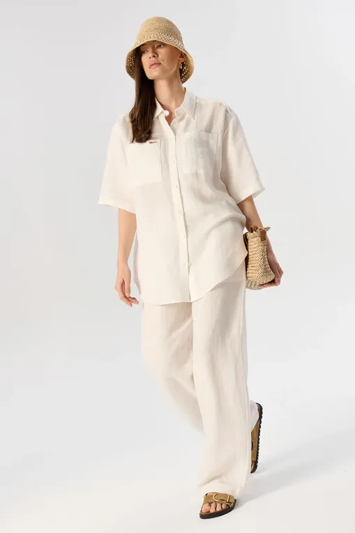 Брюки Petit Pas LNL3 white