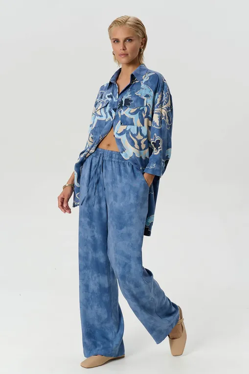 Брюки Petit Pas TNL12 blue