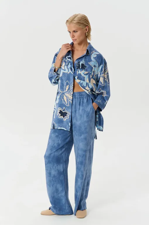 Брюки Petit Pas TNL12 blue