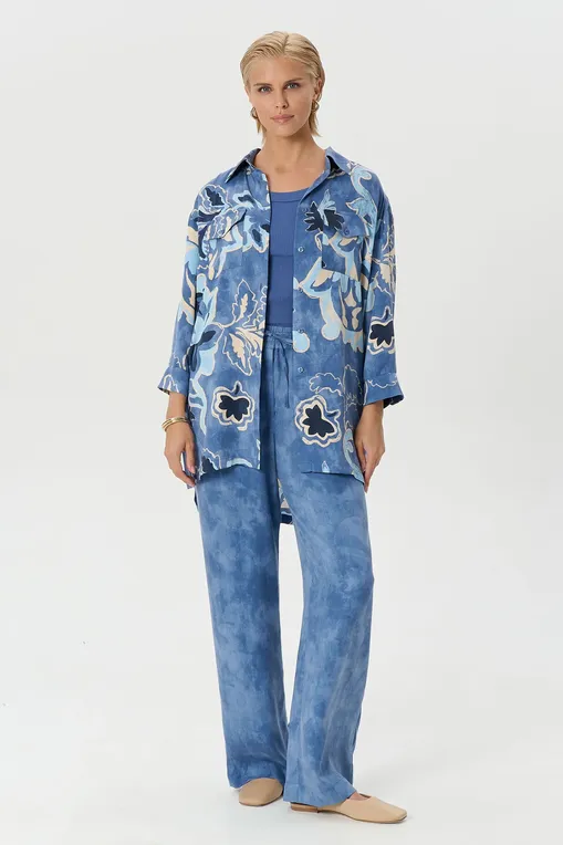 Брюки Petit Pas TNL12 blue