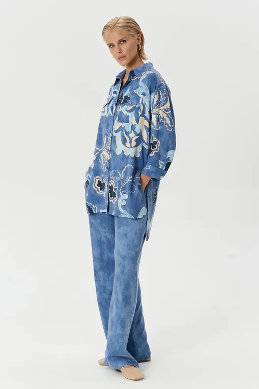 Брюки Petit Pas TNL12 blue