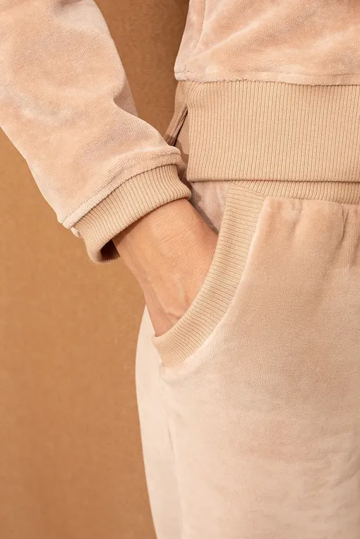 Брюки домашние Petit Pas VEL006 beige