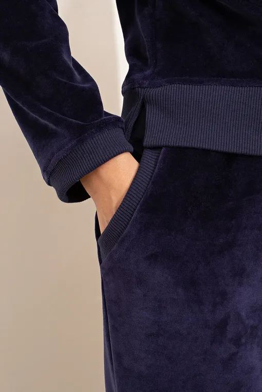 Брюки домашние Petit Pas VEL006 blue