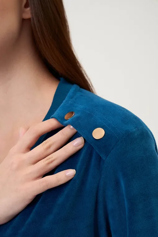 Брюки домашние Petit Pas VEL006 emerald