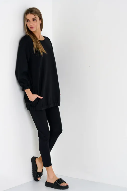 Брюки-легинсы Shan 52227-58 800 Caviar