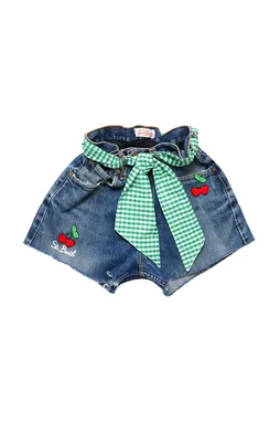 Mc2 Saint Barth ARIZONAJR DENIM CHERRY VICHY COL PATCH