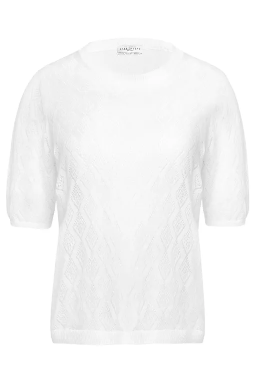 Джемперы BALLANTYNE B1W110 16L11 WHITE BUTTER 10144