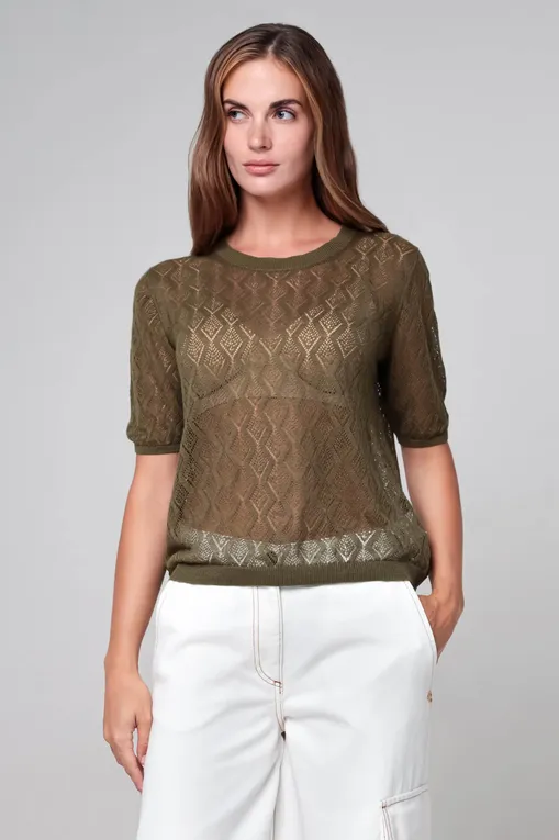 Джемперы BALLANTYNE B1W110 16L11 OLIVA 12590