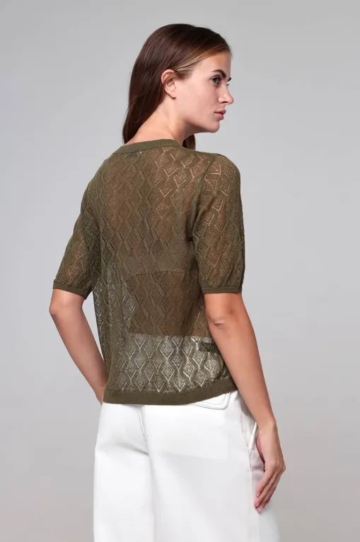 Джемперы BALLANTYNE B1W110 16L11 OLIVA 12590