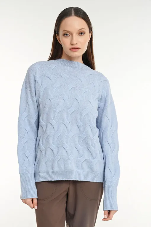 Джемперы Caterina Leman 14506 FW23 celeste alaska