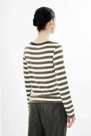 Diana Gallesi G045R000644N 44 MILITARE/LATTE