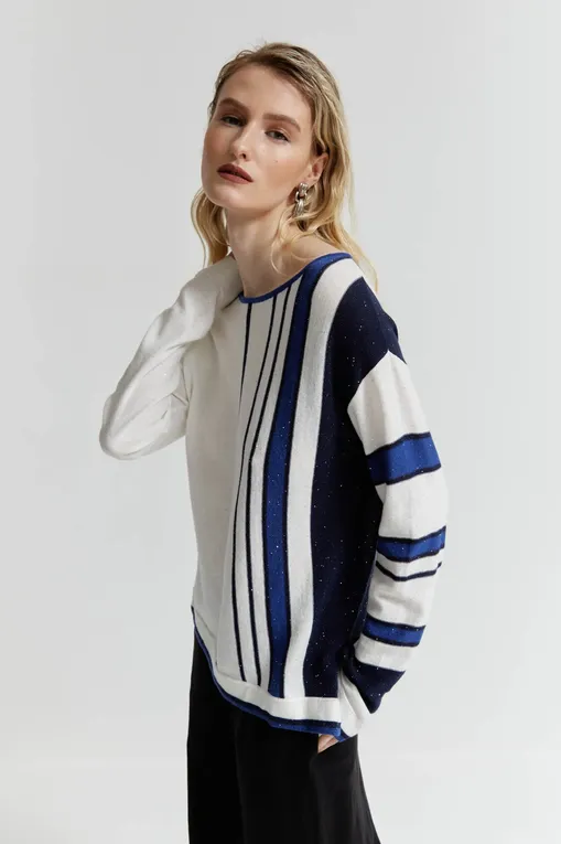 Джемперы Diana Gallesi M493J004133N ( A9 ) B1 WHITE/BLU/BLUET