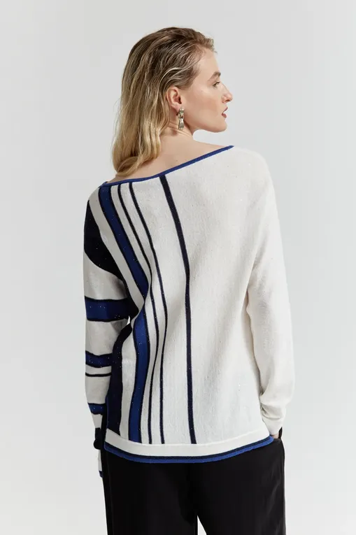 Джемперы Diana Gallesi M493J004133N ( A9 ) B1 WHITE/BLU/BLUET