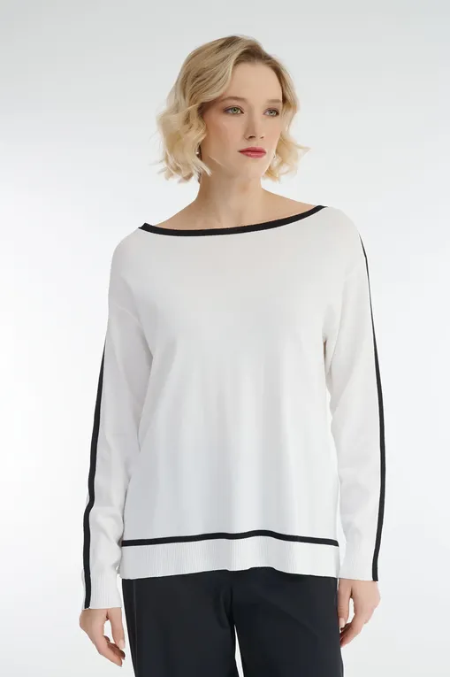 Джемперы Diana Gallesi M922J004624N A1 OFF WHITE/NERO