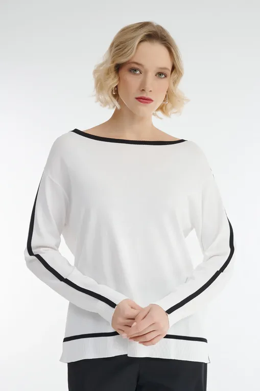 Джемперы Diana Gallesi M922J004624N A1 OFF WHITE/NERO