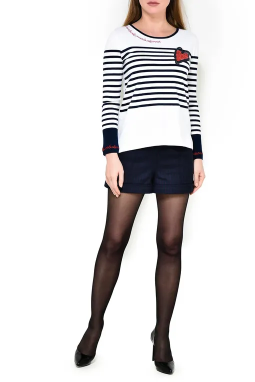 Джемперы Leo & Ugo BE303 white/navy/red