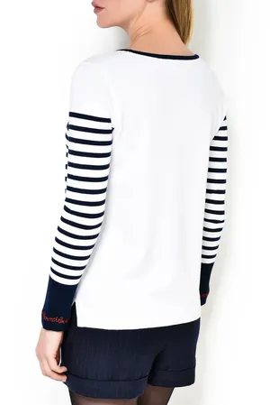 Leo & Ugo BE303 white/navy/red