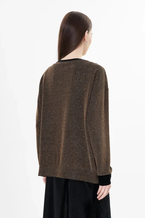 Джемперы Luisa Viola G901L008428N 022 BLACK/GOLD