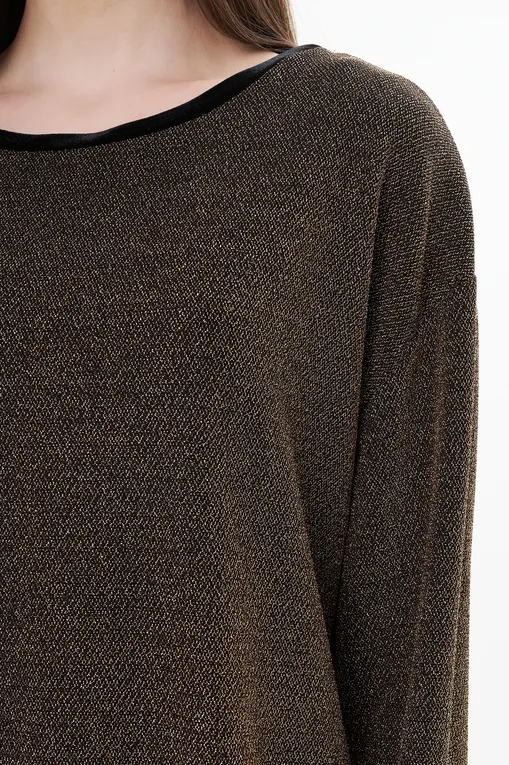 Джемперы Luisa Viola G901L008428N 022 BLACK/GOLD