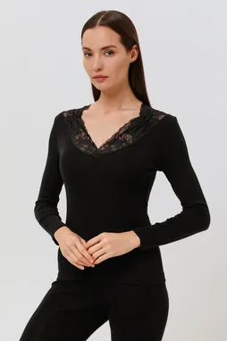 Madiva TITTI M/L-SCOLLO A V 15 nero