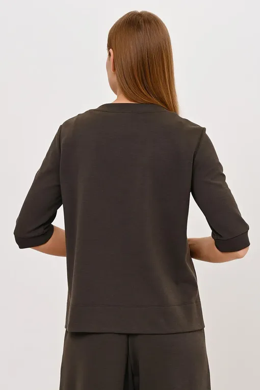 Джемперы Max Mara CAIRO 39110326 004 DARK GREY GREEN