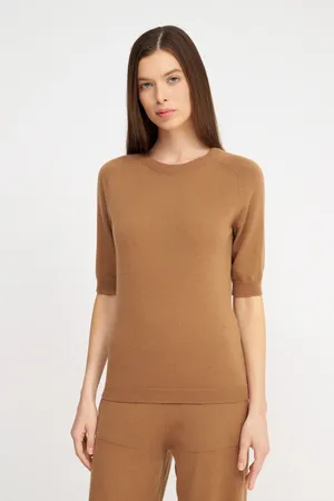 Max Mara Leisure CIMA 242636601 003 TOBACCO