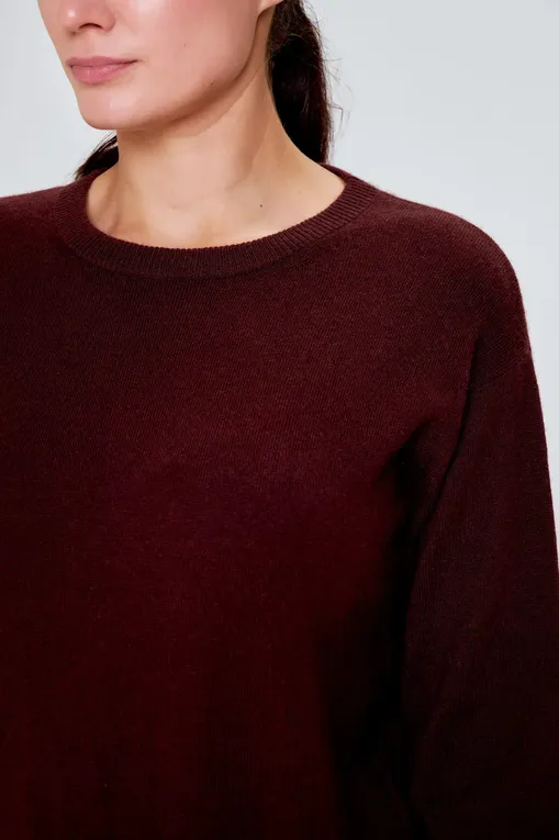 Джемперы Max Mara MAGICO 241636104 002 WINE-COLOURED