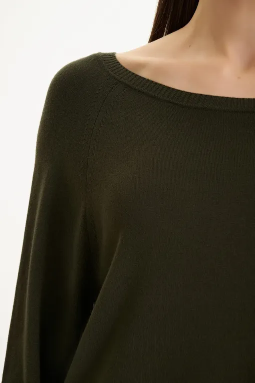 Джемперы Max Mara VADET 33660324 006 OLIVE GREEN