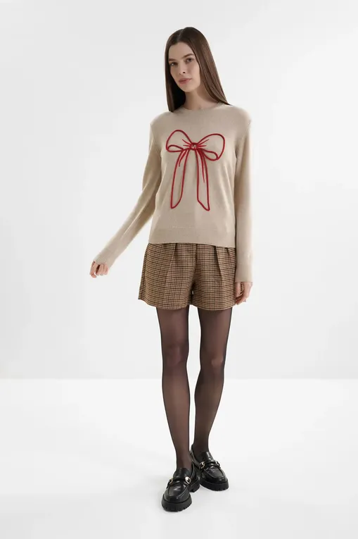 Джемперы Mc2 Saint Barth NEWQUEEN BIG BOW 11 EMB