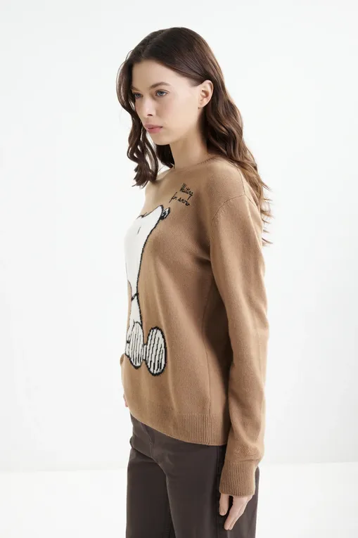 Джемперы Mc2 Saint Barth NEWQUEEN SNOOPY WAITING SNOW 19 EMB