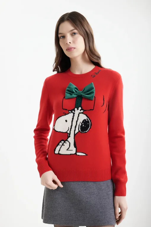 Джемперы Mc2 Saint Barth NEWQUEEN SNOOPY 41 BOW PATCH