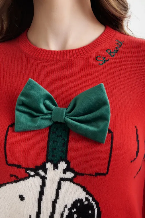 Джемперы Mc2 Saint Barth NEWQUEEN SNOOPY 41 BOW PATCH