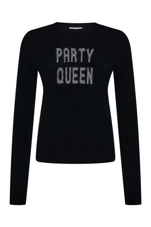Джемперы Mc2 Saint Barth NEWQUEENALPACA PARTY QUEEN 00 STRASS