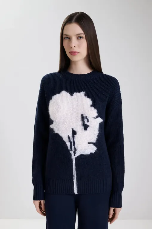 Джемперы MM by MaxMara BEATRICE 252636607 007 NAVY