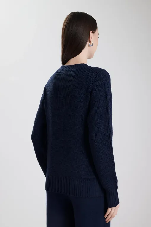 Джемперы MM by MaxMara BEATRICE 252636607 007 NAVY