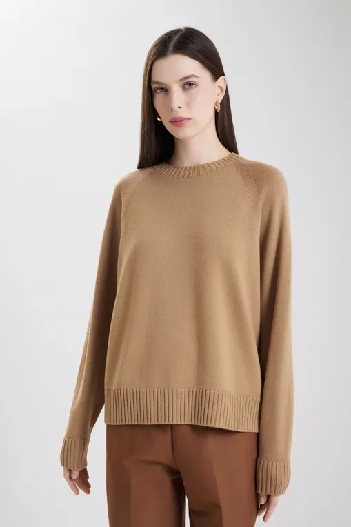 Джемперы MM by MaxMara EBANO 252636614 003 CAMEL