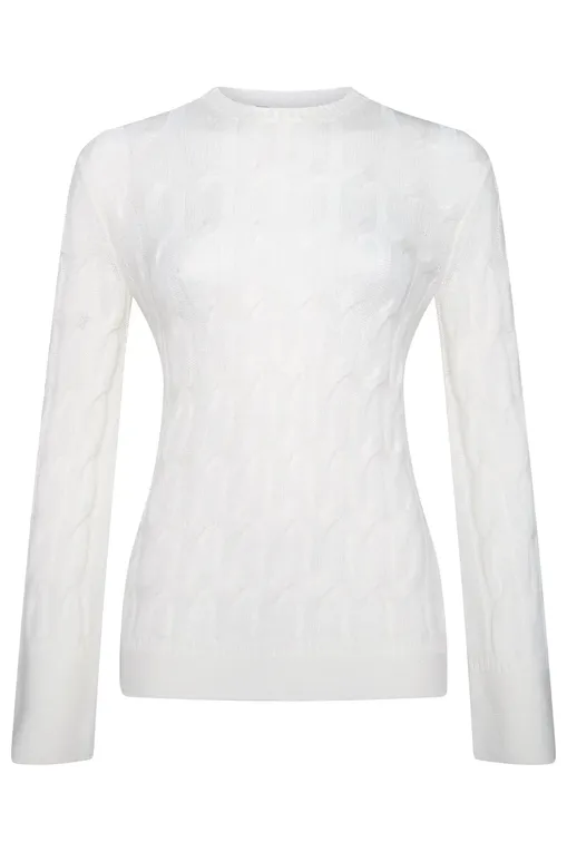 Джемперы MM by MaxMara JOICE 252636608 001 WHITE