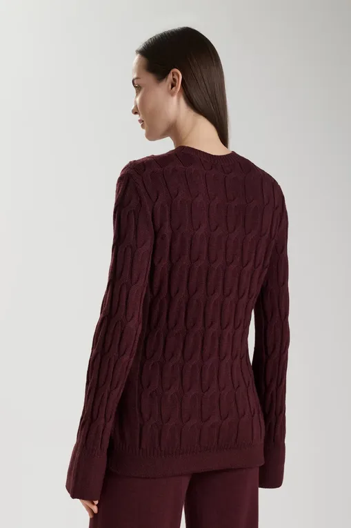 Джемперы MM by MaxMara JOICE 252636608 009 BORDEAUX