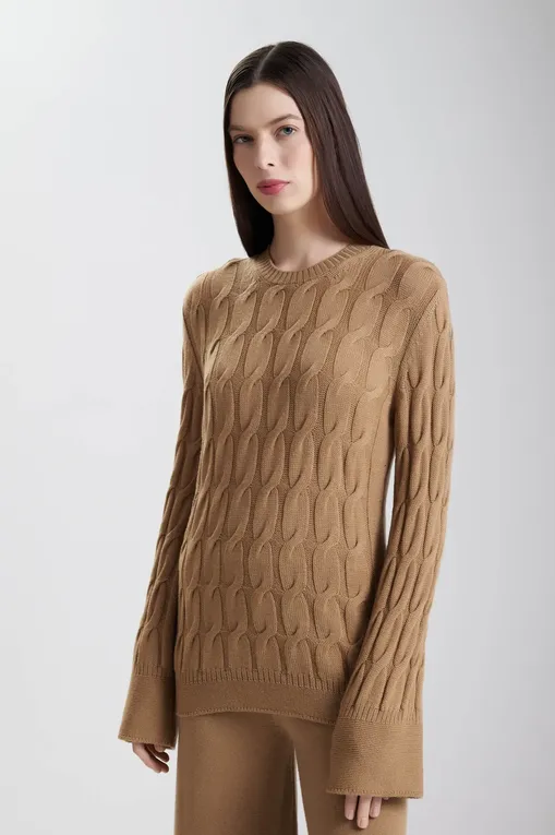 Джемперы MM by MaxMara JOICE 252636608 003 CAMEL