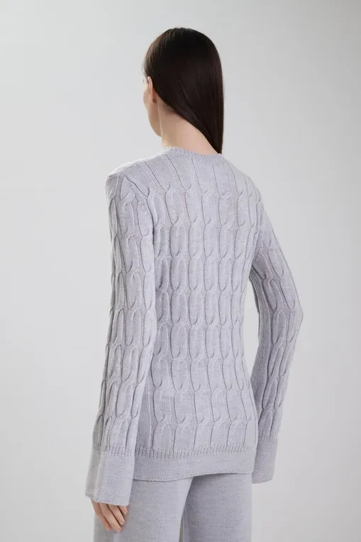 Джемперы MM by MaxMara JOICE 252636608 005 LIGHT GREY